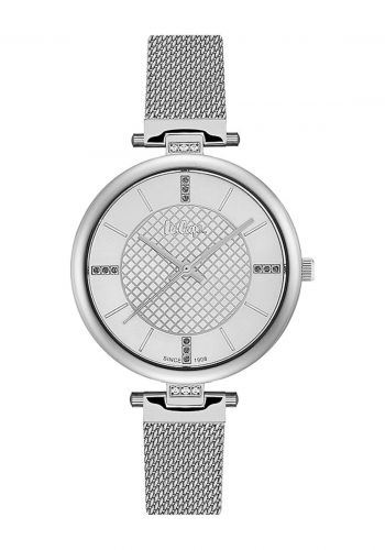  ساعة يد نسائية باللون الفضي من لي كوبر Lee Cooper LC06463.330 Women's Wristwatch  