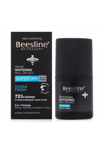 مزيل عرق ومفتح للبشرة للرجال 50 مل من بيزلين Beesline Whitening Roll-On Deo Super Dry Ocean Fresh