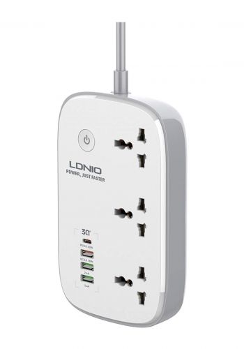 موصل كهربائي من لدنيو LDNIO SCW3451 WIFI Smart Universal Power Socket Wireless smart wifi strip power socket with USB