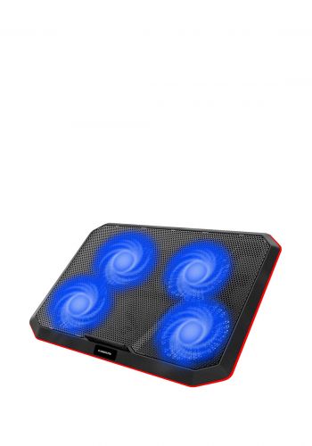 Havit 2069 Laptop Cooling Pad for 12-17 Inch Laptop with 4 Quiet Cooling Fans-Blackحامل لابتوب مع 4 مراوح تبريد من هافت