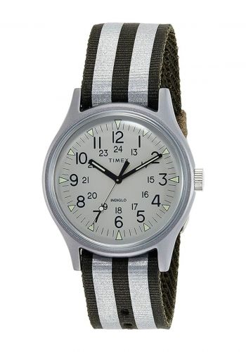ساعة رجالية من تايمكس Timex MK1 Aluminum 40 mm Reflective Dial Watch
