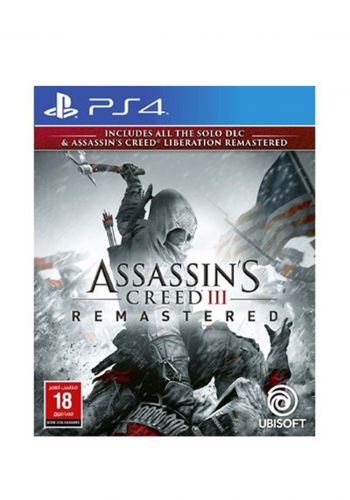 Assassin's Creed 3 Remastered PS4 Game 4 لعبة لجهاز بلي ستيشن
