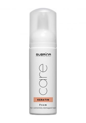 رغوة معالجة للشعر بالكيراتين 150 مل من سوبرينا Subrina Care Keratin Foam For Extremely Damaged Hair 