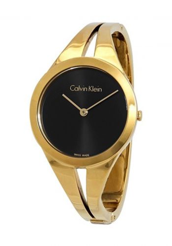 ساعة للنساء بسوار فولاذي ذهبي اللون من كالفن كلاين Calvin Klein K7W2S511 Women's Watch 