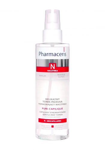 تونر منظف لتقوية الشعيرات الدموية المتوسعة 200 مل من فارماسيرز  Pharmaceris Puri-Capilique Gentle Face Toner