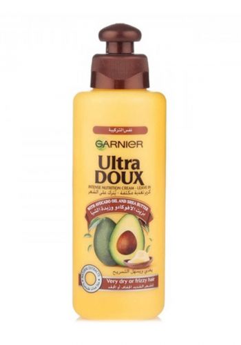 Garnier Ultra Doux Avocado Oil & Shea Butter Intense Nourishing كريم  تغذية الشعر من الترا دوكس 200مل