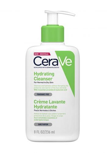 غسول مرطب للبشرة الجافة  236 مل من سيرافي Cerave  dry