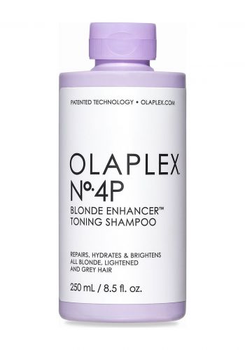 شامبو منعم للشعر الاشقر 250 مل من أولابليكس Olaplex No.4P Blonde Enhancer Toning Shampoo 