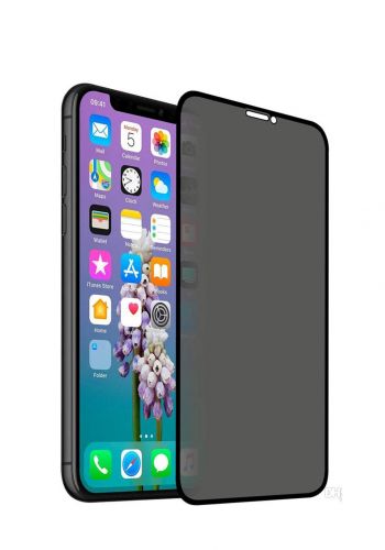 واقي شاشة لجهاز آيفون اكس اس ماكس Infinity Tech IT-7015 (3D) Privacy Glass Screen Protector iPhone XS Max
