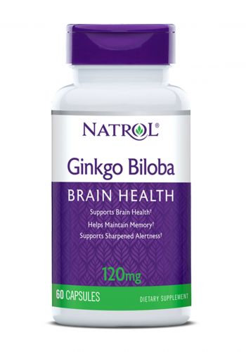 مكمل غذائي لدعم صحة الدماغ 60 حبة من ناترول  natrol ginkgo biloba