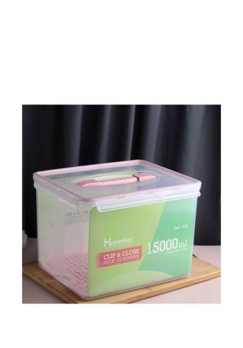 حافظة طعام بلاستيكية 15000 مل من هوم كت Home Ket Food Container 