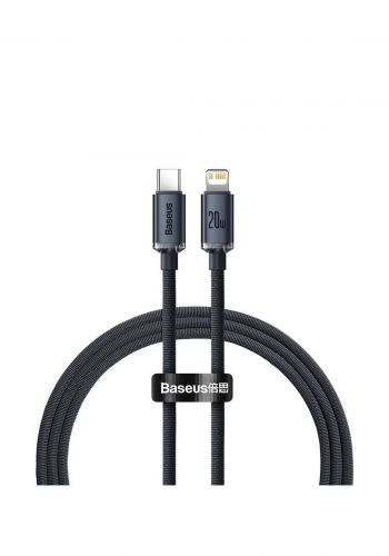 كيبل شحن لايتتنك  120 سم Baseus Crystal cable USB-C to Lightning, 20W, PD