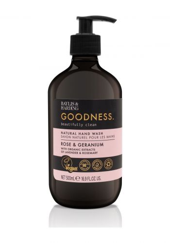 غسول لليدين من بايلز اند هاردينغ 500 مل Baylis & Harding Goodness Rose & Geranium Hand Wash 