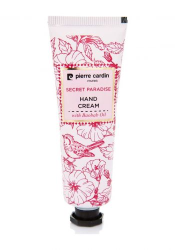كريم مرطب لليدين 30 مل من بيير كاردن Pierre Cardin Secret Paradise with Baobab Oil Hand Cream