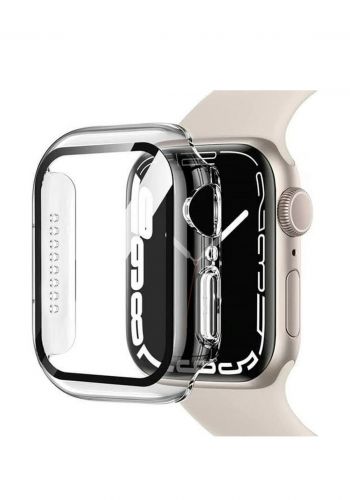 حافظة حماية لساعة ابل مع واقي شاشة مدمج بحجم 45 ملم Infinity Tech Apple Watch Protective Case with Integrated Screen Protector