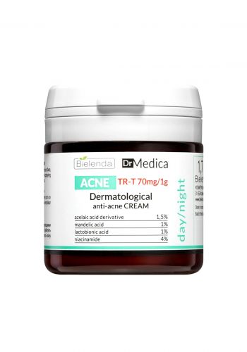 كريم جلدي مضاد لحب الشباب نهاري وليلي 50 مل من بيليندا Bielenda Acne Cream
