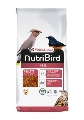 علف للطيور اف16 800 غرام من نوتريبيرد Nutribbird F16