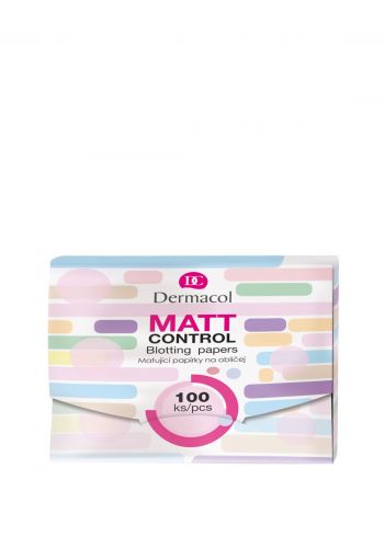 اوراق تنشيف الوجه 100ورقة من ديرما كول Dermacol 1327 Matt Control Blotting Papers