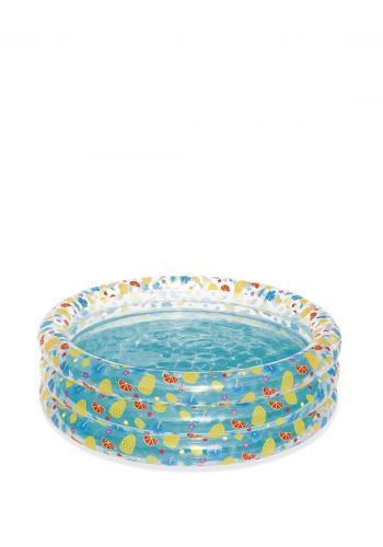 Bestway 51048 Summer Wave Crystal 3-Ring Pool حوض سباحة نفخ بثلاثة طبقات 170*53 سم من بيست وي