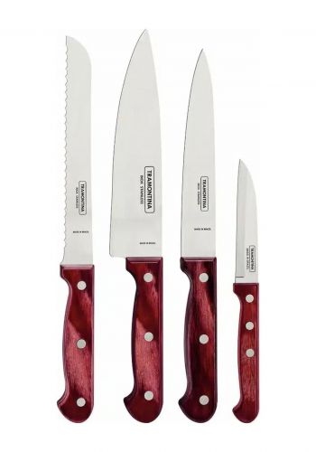 سيت سكاكين تقطيع 4 قطع من ترامونتينا Tramontina 21199/781 Knife Set 