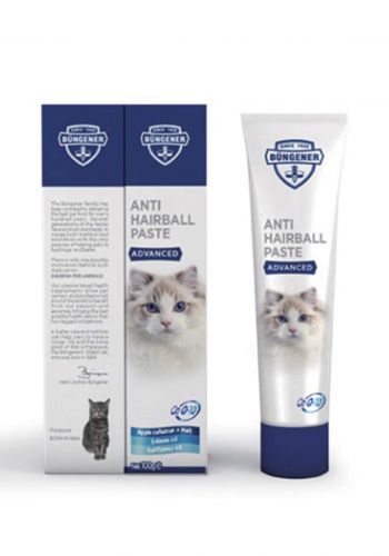 كريم  لتغذية الشعر للقطط  100غم من بونجنر Büngener Advanced – Anti Hairball Paste