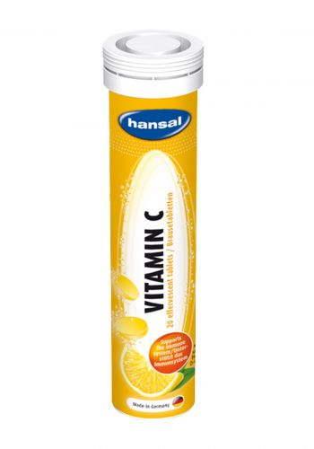 اقراص فيتامين سي فوار20 حبة من هانسالHansal Vitamin C Effervescent T/S 20S