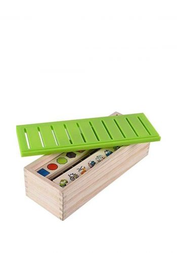 لعبة صندوق التطابق الخشبي مونتسوري  Wooden Matching Box Toy Montisory