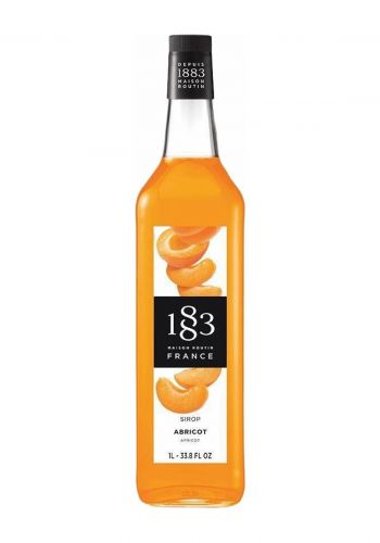 شراب المشمش 1 لتر من 1883 ميزون روتين 1883 Maison Routin Apricot Syrup 