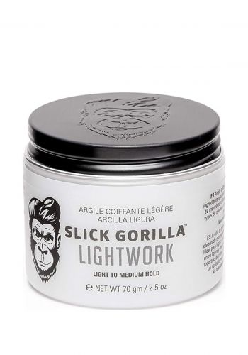 واكس لتصفيف الشعر 70 غم من سليك غوريلا Slick Gorilla Lightwork Hair Styling Clay