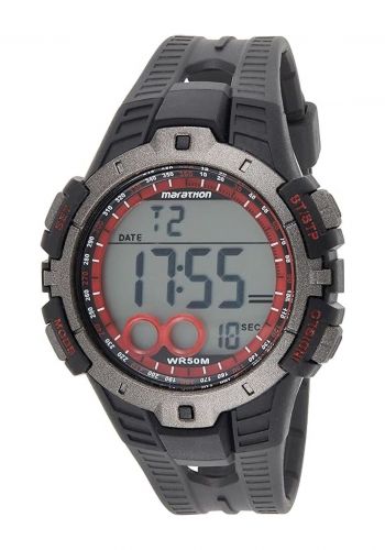 ساعة رجالية من تايمكس Timex T5K423 Marathon Digital Full-Size Men's Watch