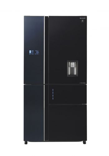 ثلاجة انفيرتر 32 قدم 1.2 امبير من شارب Sharp SJ-FSD910N-BK5 Inverter Refrigerator