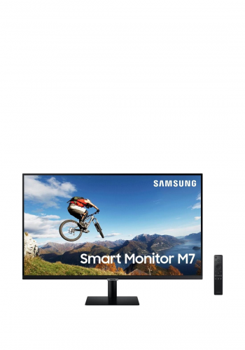شاشة كمبيوتر كيمنك 32 بوصة Samsung LS32AM700UMXZN "32" Flat HDR10 Smart Gaming Monitor