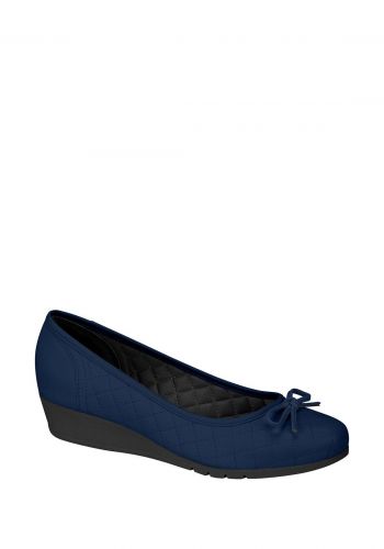 حذاء نسائي روكي كعب طبي 3 سم نيلي اللون من موليكا Moleca Women's Shoe