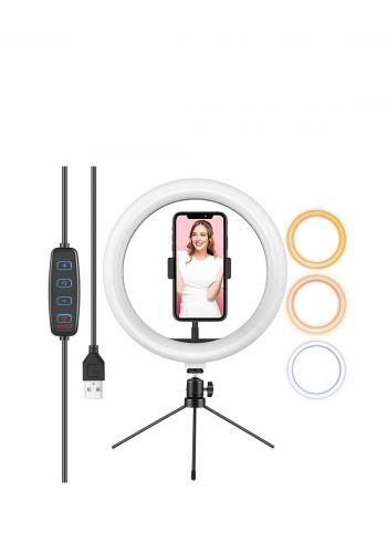 حلقة التصوير المضيئة  LED Ring Light-DX 260 Phone Holder