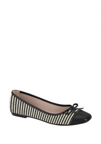 حذاء فلات نسائي باللون البيجي و الاصفر من موليكا Mollica Flat Shoes