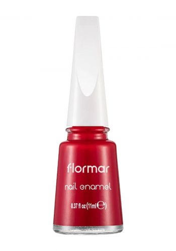 طلاء اظافر احمر اللون 11 مل درجة 495 من فلورمار Flormar Nail Enamel 495  