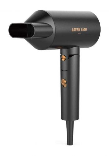 مجفف للشعر 2000 واط  من غرين لايون Green Lion GNFOLDHDRYBK Foldable Hair Dryer 2000W - Black