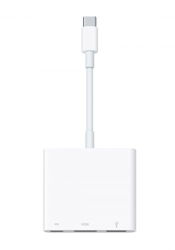 تحويلة من ابل Apple MUF82ZM-A USB-C Digital AV Multiport Adapter - White