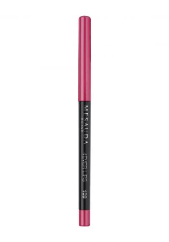 قلم تحديد الشفاه رقم 109 وردي اللون من ميساودا ميلانو Mesauda Milano Lip Liner  