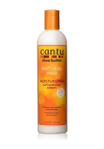 كريم تصفيف الشعر الكيرلي  355 مل من كانتو Cantu Shea Butter for Natural Hair Moisturizing Curl Activator Cream 