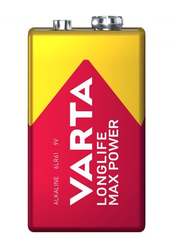 بطارية 9 فولت من فارتا Varta 9V Long Life Max Power Alkaline Battery