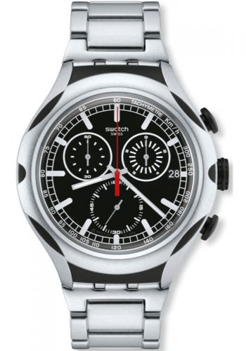 ساعة رجالية فضية اللون من سواج  Swatch YYS4000AG Men's Watch