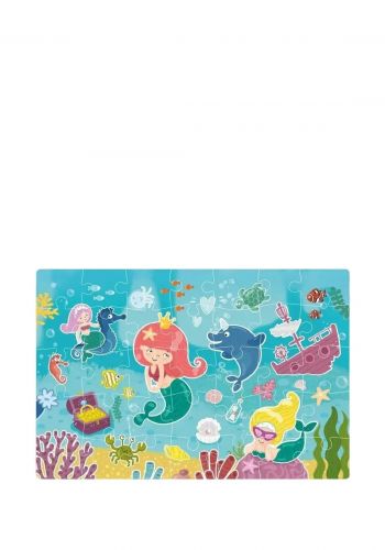 لعبة بازل للاطفال بتصميم حورية البحر 35 قطعة من دودو Dodo Puzzle Mini Cute Little Mermaid