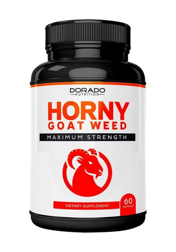 حبوب عشبة المعزة 60 حبة من دورادو Dorado Nutrition Horny Goat Weed Men and Women