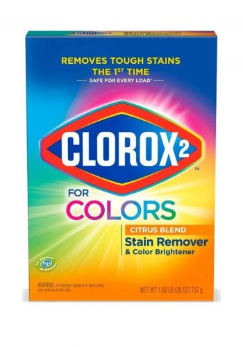 مسحوق تنظيف للملابس الملونة 737 غرام من كلوروكس2 Clorox 2 for Colors Stain Remover & Color Brightener Powder
