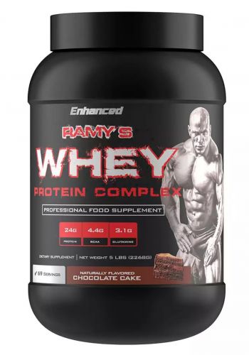 بروتين بنكهة كيك الشوكولاتة 69 حصة من انهانسد Enhanced Ramy's Whey Protein Complex
