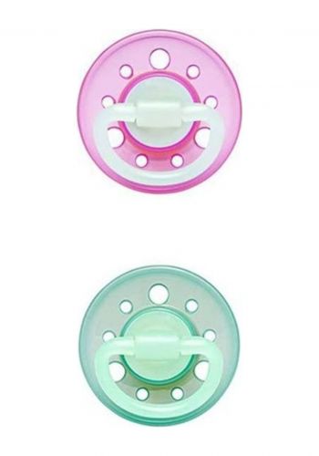 سيت لهاية للاطفال قطعتين من نيب الالمانية  NIP Cherry Night Baby Soother  Set 