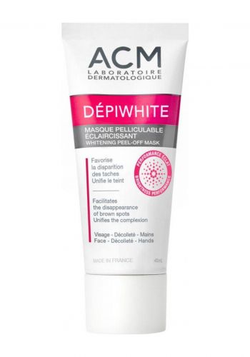قناع مقشر لجميع انواع البشرة 40 مل من اي سي ام Acm Depiwhite Whitening Peel Off Mask 