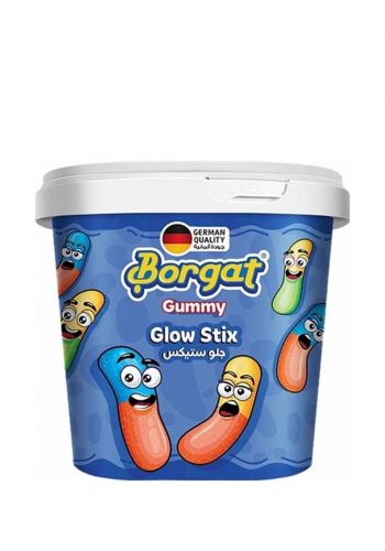 حلوى الجيلاتين جلو ستيكس 12 علبة × 175 غرام من بورجات Borgat Glow Sticks Gummy 
