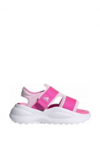 صندل ميهانا بناتي باللون الوردي والابيض من اديداس Adidas ID7909 Sandals For Girls